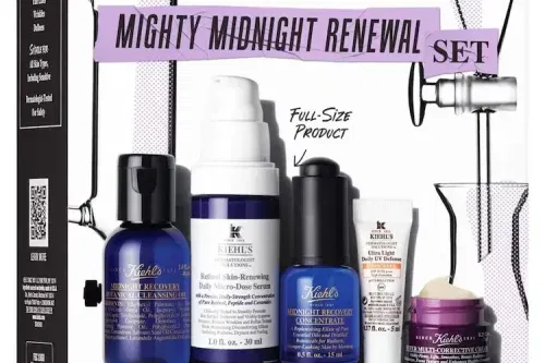 Kiehls Midnight Renewal Skincare Gift Set & £25 SITE CREDIT-AUTO WIN 24/03