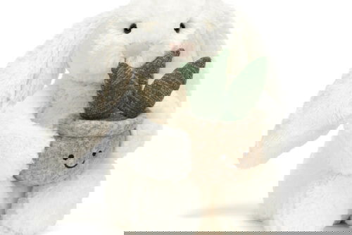 JELLYCAT Cream Bunny With Plant-AUTO WIN 20/03