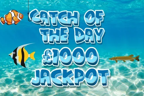 CATCH OF THE DAY INSTANT WIN - £1000 JACKPOT-AUTO WIN 18/03