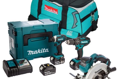 Makita 18V LXT Cordless 3 Piece Kit with 3 x 3.0Ah Batteries-AUTO WIN 08/03
