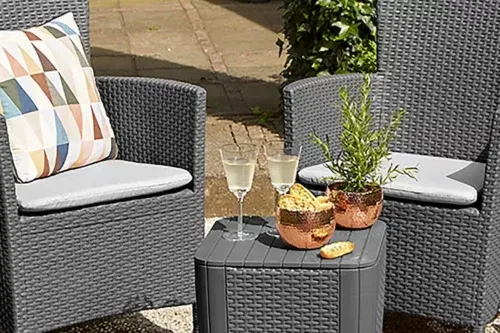 Keter Grey Miami Balcony Set-AUTO WIN 26/03