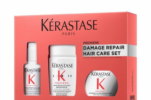 Kérastase Première Discovery Gift Set for Damaged Hair with Pure Citric Acid (Travel-Size Pre-Shampoo, Shampoo and Mask)-AUTO WIN 19/03