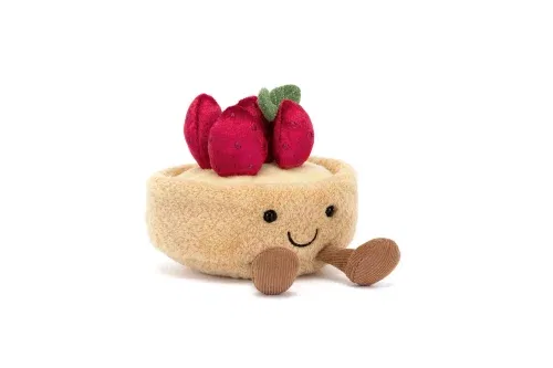 JELLYCAT AMUSEABLES FLEURETTE TARTE AUX FRAISES AUTOWIN 19/03