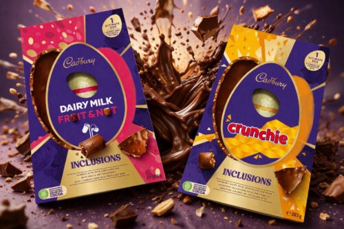 Cadbury Crunchie Ultimate Easter egg 385g & Fruit and Nut Ultimate Easter egg 398g AUTO-WIN 24/03