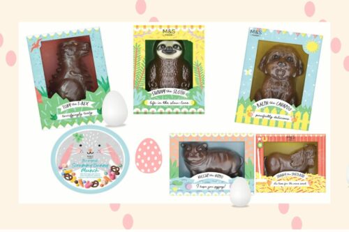 M&S Milk Chocolate With White And Dark Chocolate Animals And a Tin Of Munch Bundle 23/03