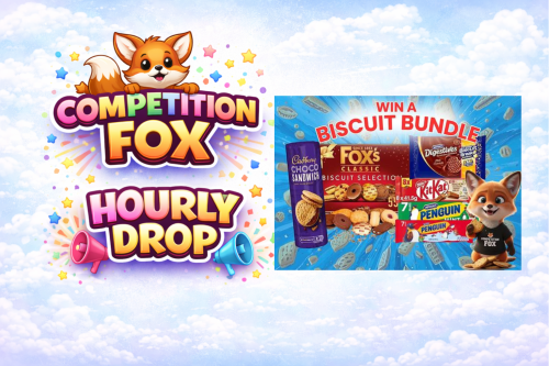 HOURLY COMPETITION STARTS ON THE HOUR, FINISHES ON THE HOUR. WIN A BISCUIT BUNDLE-AUTO WIN 04/02
