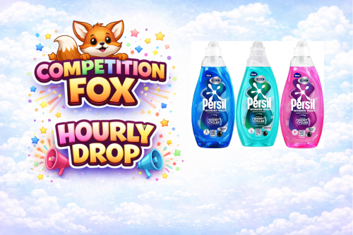 HOURLY COMPETITION STARTS ON THE HOUR, FINISHES ON THE HOUR. Persil Wonder Wash AUTO-WIN 04/03