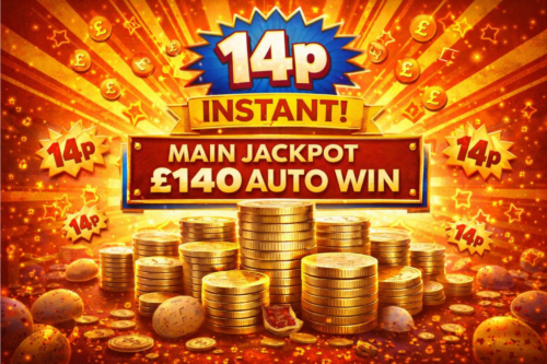 14P INSTANT- MAIN JACKPOT £140 AUTO WIN 02/04