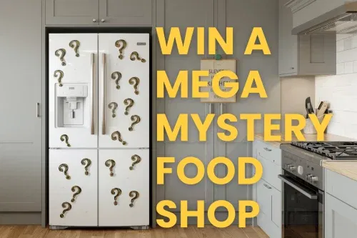 WIN A MEGA MYSTERY FOOD SHOP-AUTO WIN 10/03