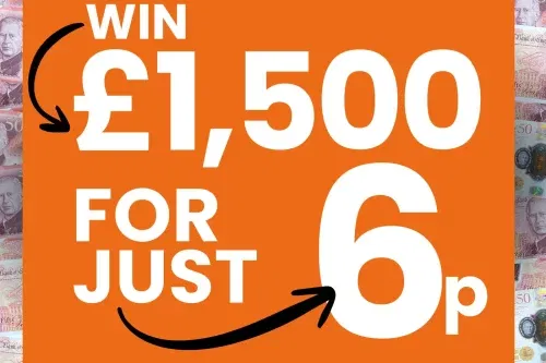 WIN £1500 CASH FOR 6P -AUTO WIN 20/03