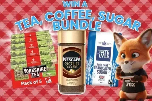 TEA, COFFEE, SUGAR BUNDLE-AUTO WIN 22/03