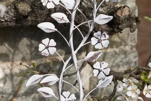 Dibor White Shabby Chic Hanging Bird Feeder-AUTO WIN 22/03