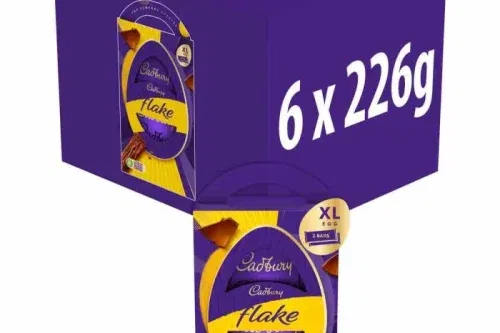 CADBURY FLAKE EASTER EGG 226G  (BOX OF 6)-AUTO WIN 09/03
