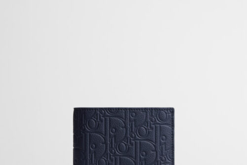 DIOR MENS Bifold Wallet Navy Blue Dior Gravity Leather OR £350 CASH ALT-AUTO WIN 19/04