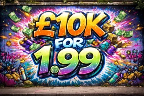 £10K FOR 1.99- 29/04