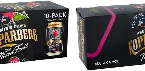 Kopparberg Mixed Fruit Cider 330 ml (Case of 10) (Pack of 2)-AUTO WIN 10/04