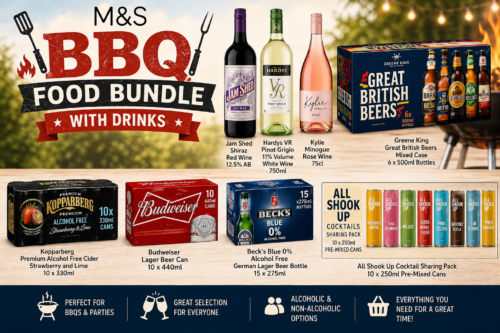 M&S BBQ Bundle with Drinks -AUTO WIN 09/05