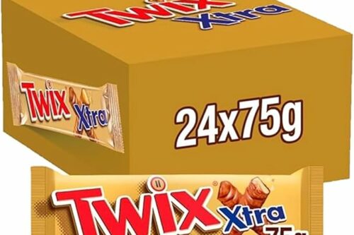 Twix Xtra - Chocolate Twin Bars - 75g x 24 (Full Case)-AUTO WIN 10/04