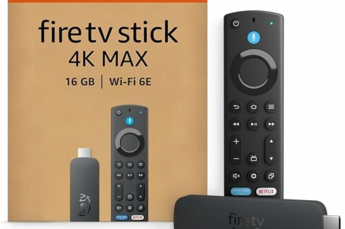 Amazon Fire TV Stick 4K Max (Newest gen), supports Wi-Fi 6E, Ambient Experience AUTO-WIN