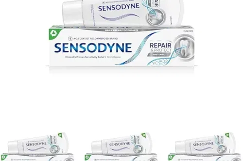 SENSODYNE SENSITIVE WHITENING TOOTHPASTE, REPAIR & PROTECT WHITENING 75 ML (PACK OF 4)-AUTO WIN