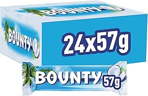 GLENN LOVES A BOUNTY-Bountys Coconut & Milk Chocolate Box, Bulk Chocolate Duo Bars, 24 x 57g AUTO WIN 14/04
