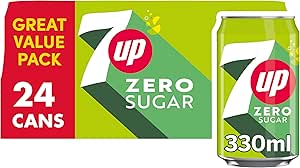 48 cans of 7UP Zero Lemon & Lime Cans 24 x 330ml x2  AUTO-WIN 15/04