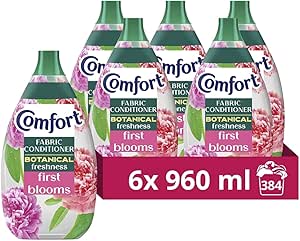 Comfort Botanical Fabric Conditioner First Blooms 64 washes 960ml - Pack of 6-AUTO WIN 06/04