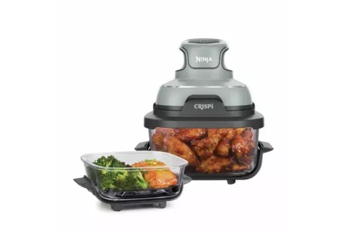 Ninja CRISPi 4-in-1 FN101UKSG 4.5L Portable Air Fryer - Sage-AUTO WIN 19/04