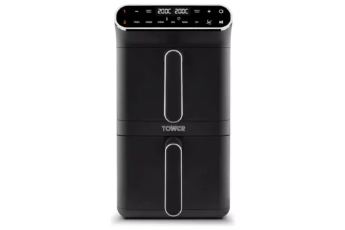 Tower T17190 11L Twin Stack Air Fryer - Black-AUTO WIN 05/04