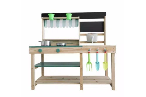 Chad Valley Large Wooden Toy Mud Kitchen-AUTO WIN 05/04