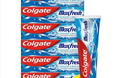 Colgate Max Fresh Cooling Crystals Toothpaste 6 x 75 ml-AUTO WIN 06/04