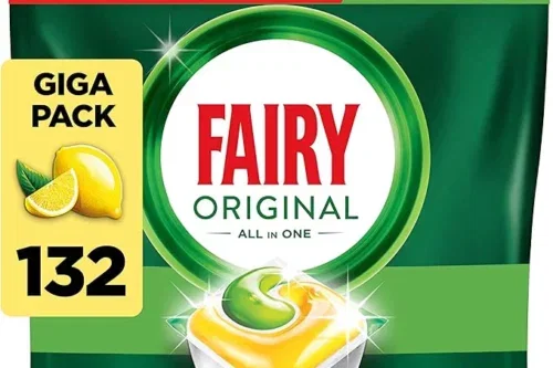 FAIRY ALL-IN-1 DISHWASHER TABLETS BULK, 132 TABLETS, LEMON AUTO-WIN 09/04