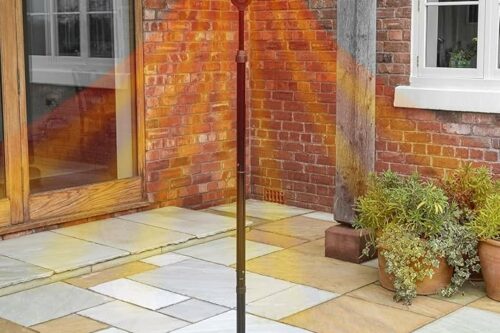 HARRIER 2000w Rounded Standing Outdoor Patio Heater -AUTO WIN 12/04