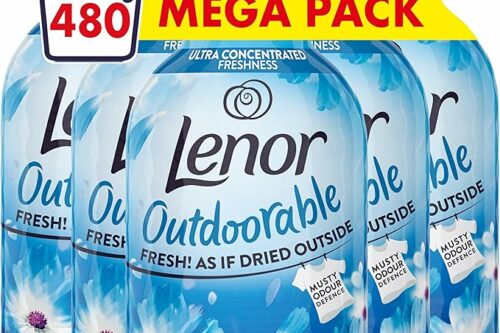 LENOR OUTDOORABLE FABRIC CONDITIONER 480 WASHES (8×60), SPRING AWAKENING – ULTRA CONCENTRATED FRESHNESS-AUTO WIN 02/04