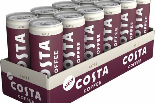 Costa Coffee Latte 12 x 250ml Cans-AUTO WIN 21/04