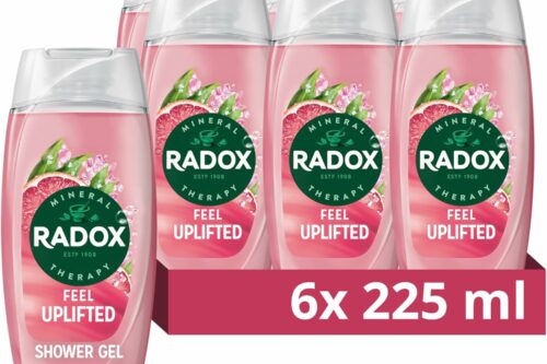4 WINNERS-RADOX MINERAL THERAPY FEEL UPLIFTED SHOWER GEL WITH GRAPEFRUIT & GINGER SCENT – 225 ML (PACK OF 6)-AUTO WIN 26/04