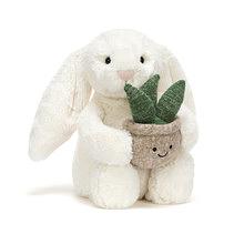 JELLYCAT Cream Bunny with Plant AUTO-WIN 17/04