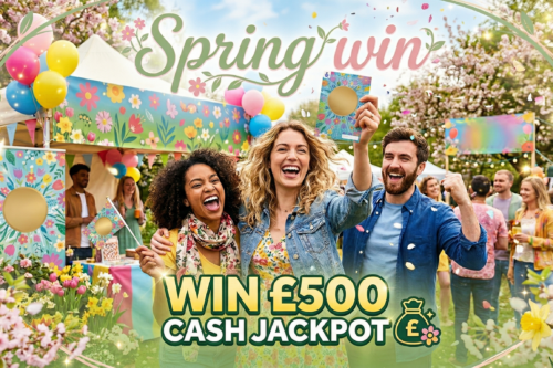 SPRING SHOWER INSTANT- MAIN JACKPOT £500 AUTO WIN 06/04