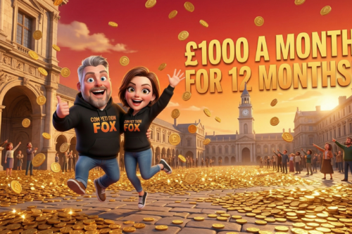 SARAH AND MARTYS £1000 A  MONTH FOR 12 MONTHS! + INSTANTS - 12/04