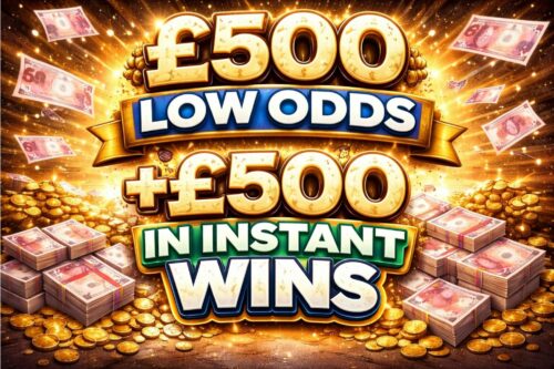 £500 LOW ODDS + £500 IN INSTANT WINS-AUTO WIN 19/04