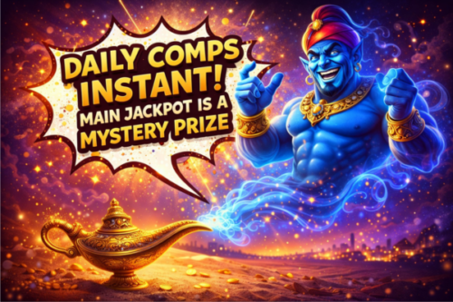DAILY COMPS  INSTANT!  MAIN JACKPOT MYSTERY PRIZE - AUTO WIN 14/04