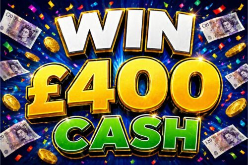 WIN £400 CASH- 24/04