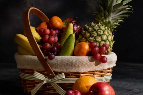 M&S Medium Fresh Fruit Basket-AUTO WIN 19/04