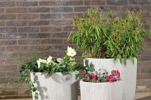 Decoris Set of 3 Plastic Lennox Planters-AUTO WIN 07/04