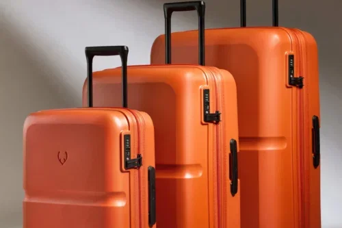 ANTLER Suitcase Set In Ember Orange - Single Stripe-AUTO WIN 24/04