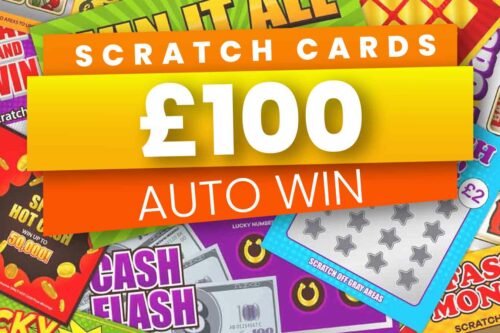 WIN £100 SCRATCH CARDS- AUTO WIN 04/05