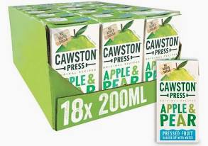 3 WINNERS- CAWSTON PRESS FRUIT WATER KIDS DRINK-AUTO WIN 18/04