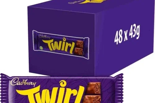 CADBURY TWIRL CHOCOLATE BARS 43G (BOX OF 48)-AUTO WIN 11/04