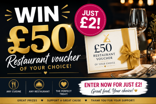 Win £50 Restaurant Voucher of Your Choice-AUTO WIN 20/05