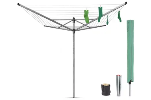 Brabantia 50m Lift-O-Matic Washing Line with Ground Spike-AUTO WIN 10/05